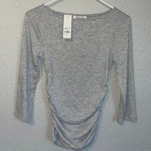 Jenae Slinky Slash Neck Top